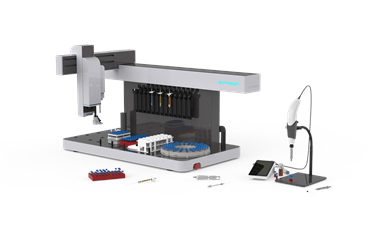 Plateforme robotisée d'échantillonnage ePrep et ses accessoires